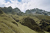 The Inca Trail towards the Dead Woman pass 